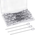 Corsage Boutonniere Pins Teardrop Pearl Head Pins Wedding Bouquet White Straight Head for DIY Crafts Jewelry Making Sewing Wedding Flower Decorations(100 Pieces with 1 Box)
