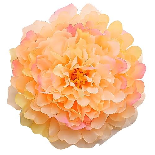 20 Pcs Champagne Peony Artificial Flowers 7.8" Real Touch Big Faux Peonies Fake Flower Heads for Wedding Bridal Bouquet,Table Centerpieces, Home Decor - color: Champagne