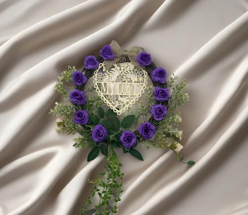 100 Pcs Mini Purple Roses Artificial Flowers Bulk, 1.9" Small Silk Fake Roses Flower Heads for Decoration, Wedding Centerpieces Bridal Shower Party Home Decor,DIY Crafts (Purple) - color: Purple