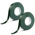 DOMMARE Floral Tape Green Flower Tape, Flower Wrapping Waterproof Tape 2Pcs, Floral Bouquet Supplies for Bouquet Flower Arranging Flowers Stem Wrapping, Wedding Bouquet, Wreath, 1/2 Inch 32 Yard - color: 2Pcs Green, style: Waterproof & Sticky
