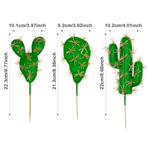 Cayway 10 PCS Faux Fake Succulents Artificial Cactus DecorFaux Cactus Cacti Plant Artificial Cactus Succulent Artificial Succulent Plants for Decoration Faux Cactus Plant Bulk