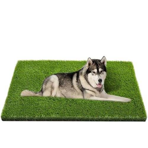 CooZero Artificial Grass, 47.3"x31.5" Professional Dog Grass Mat, Potty Training Rug and Replacement Turf Outdoor Rug Patio Lawn Decoration, Easy to Clean with Drainage Holes(47.3x31.5 inches) - size: 47.3 x31.5 inch