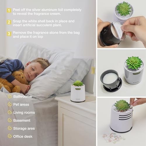 2 Pack Artificial Succulent Plants with Subtle Lemon, Faux Indoor Plants for Home Decor, Small Fake Plant for Bathroom, Bedroom, Office Decor, Aesthetic Room Accessories, Housewarming Gift - style: 2 Pack Lemon