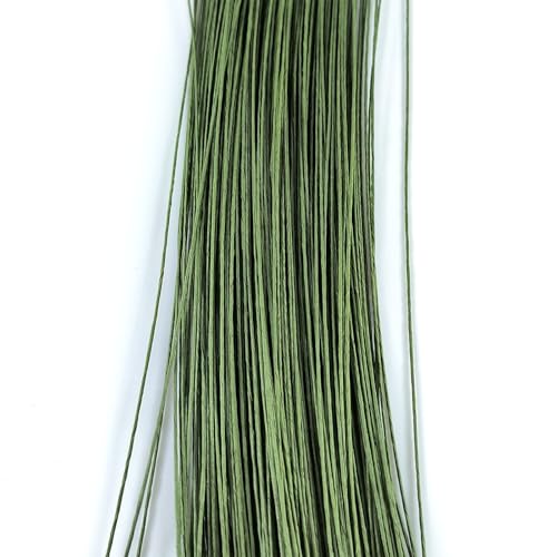 26 Gauge Floral Stem Wire, 13 Inch, Dark Green, 300 Pcs | Paper Wrapped Craft Wire, For Flower Arranging, DIY Crafts - size: 26 Gauge