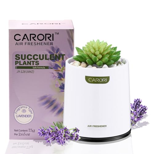 Artificial Succulent Plants with Subtle Lavender Scent, Faux Indoor Plants for Home Decor, Small Fake Plant for Bathroom, Bedroom, Office Decor, Aesthetic Room Accessories, Housewarming Gift - style: 1 Pack Lavender