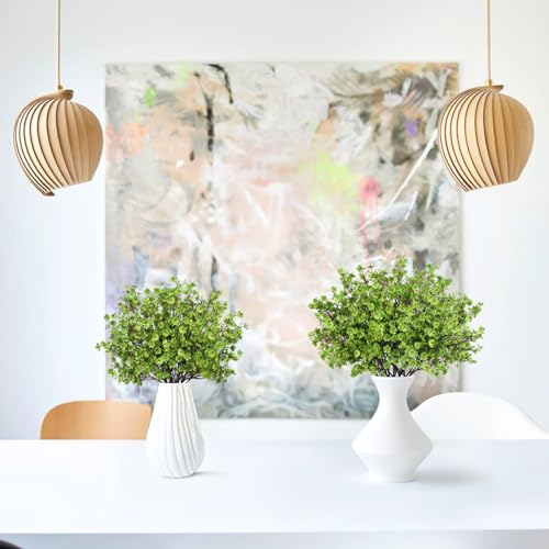 Babys Breath Artificial Flowers, 16 Bundles Green Real Touch Fake Flowers Silk Flowers Bulk for Vase Home Office Wedding Spring Indoor Outdoor Centerpiece Table Party Decorations - color: Green, size: 16 Bundles