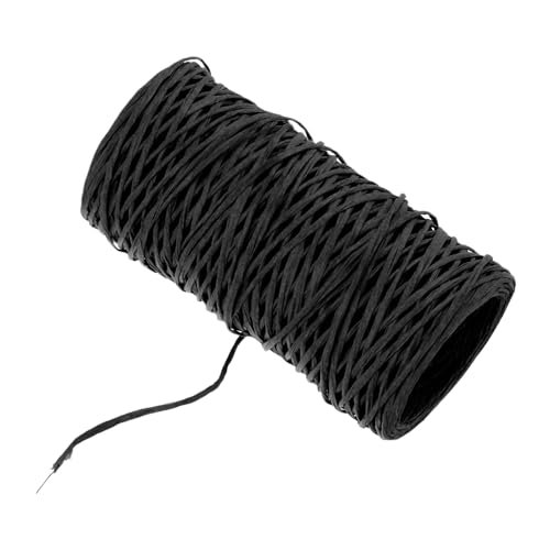 MECCANIXITY Floral Wire 164ft/50m 1mm Black Steel Craft Wire for Flower Bouquet Wreath Making, 18 AWG, Part Number: mea241209ee000098 - color: Black, size: 1mmx50m