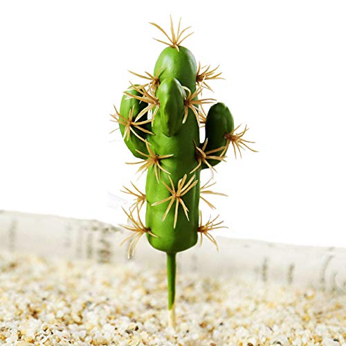 Cayway 10 PCS Faux Fake Succulents Artificial Cactus DecorFaux Cactus Cacti Plant Artificial Cactus Succulent Artificial Succulent Plants for Decoration Faux Cactus Plant Bulk