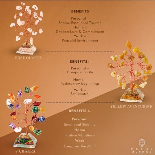 Set of 12 Crystal Tree of Life Gifts for Women, Seven Chakra Healing Crystals Bring Positive Energy, Good Luck, Money, Feng Shui Home & Office Desk Decor, Father's Day Gifts for Dad - color: Set of 12 Mini Pyramid Base Trees Crystal Tree