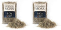 Royal Imports Preserved Natural Spanish Moss, Fresh Dried Shredded Loose Chunks, 8 Oz Bag (Pack of 2) - size: 8 Oz Bag (Pack of 2)