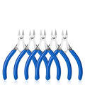 Mr. Pen- Wire Cutter, 5 Inch, 5 Pack, Wire Cutters, Diagonal Wire Cutters | Flush Cutter, Nippers, Side Cutters, Flush Cutters, Diagonal Cutter, Cutting Pliers, Wire Pliers - color: Blue, size: 5 inch, 5 Pack