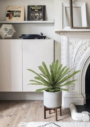 Briful Artificial Potted Plant 13 Inch Fake Plants with Pot Faux Agave Plants for Home Office Floor Table Bathroom Kitchen Decor Indoor Outdoor (Green) - color: Fake Plants#2