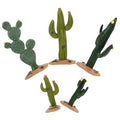 Cabilock 5pcs Fake Plant Succulents Artificial Cactus Tree Wall Decor Easy to Maintain Cactus Ornament for Office Home