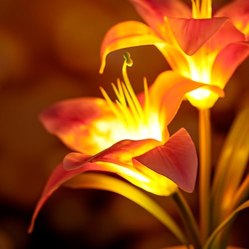 WSYEAR Pink Morning Glory Flowers Table Lamp, Charging Dimmable Cordless Artificial Flower Night Light, Bedroom Office Decor Night Light, Christmas Birthday Gifts for Women Mom - color: Pink Morning Glory