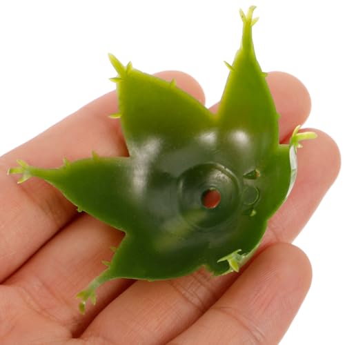 TEHAUX 100pcs Plastic Rose Calyxes 2.2 x 1.4 inch Green Flower Sepals for DIY Artificial Flower Stems Floral Craft Receptacle Bases for Home and Shop Decorations