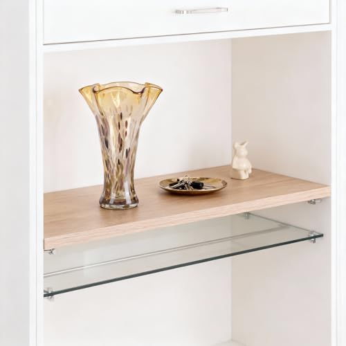 9.0"H Amber Glass Vases for Flowers, Unique Hand Blown Glass Vase Amber Gold Home Decor, Wide Mouth Colorful Flower Vase Centerpieces, For Living Room Table Bookshelf, Bathroom Office Shelf Decorative - color: Gold Amber