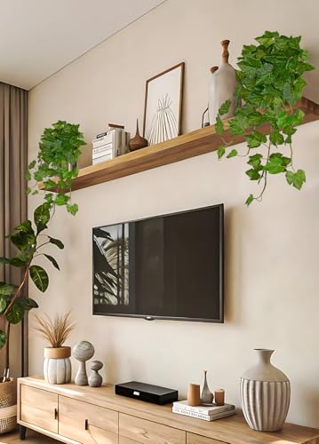 24" Artificial Hanging Plant Ivy Vine Green Plants Decorative Artificial Plants Fake Hanging Plants for Window Wall Decorations - color: Grape Leaf, size: 24-inch