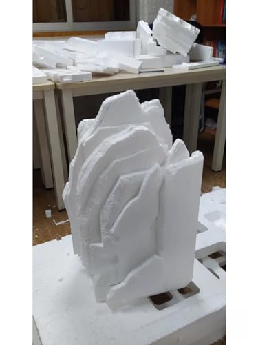 Crafare Craft Foam Blocks Large 17X11X7inch Polystyrene EPS Foam Blocks for Arts Projects Sculptures Modeling Floral Arrangements and Centerpieces