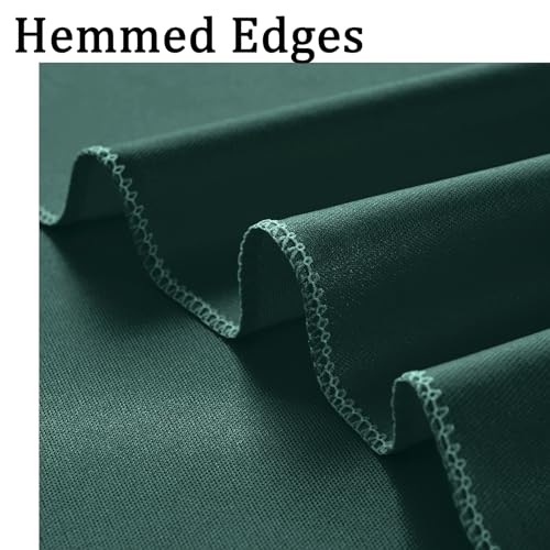 10x8 ft Wrinkle Free Hunter Green Backdrop Curtains for Parties, Thick Fabric Emerald Photo Backdrop Drapes Panels for Weddings Birthday Party Photography Background - color: Hunter Green, size: 10ftx8ft