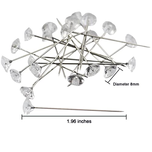 Arlai Box of 4 Bride Wedding Flower Bouquet Holder Foam Floral Handle Bouquet Holder Large for Bride Faux Flowers, Handheld Flowers Decoration with 100 Pieces Flower Bouquet Pins - color: 4 Pcs Bouquet Holder+100 Pcs Pins