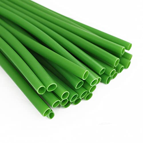 yyangz 30PCS 12inch Artificial Flower Stem Covers for DIY Wedding Bouquet Corsage and Floral Arrangement, Green