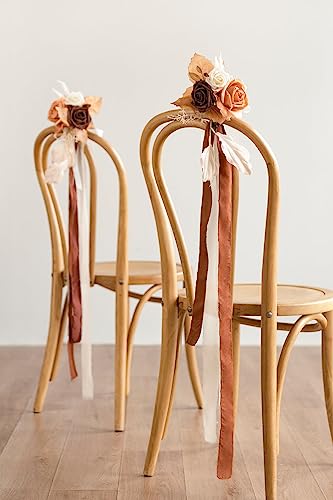 Ling's moment Fake Flowers Box, Faux Artificial Greenery Stems Foam Roses Gardenia Silk Peony Pampas Fabic Flower for Centerpieces Bouquet Wedding Vase Floral Decorations, Boho & Sepia, Grand Combo - color: Beg-boho & Sepia, size: Grand