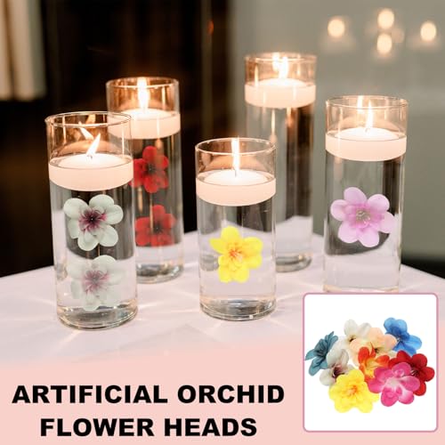 uxcell 20 Pcs Artificial Cattleya Flower Heads, Fake Cattleya Heads Bulk Artificial Flowers for DIY Wedding Bouquets Centerpieces Party Home Decorations, Light Purple - color: Light Purple