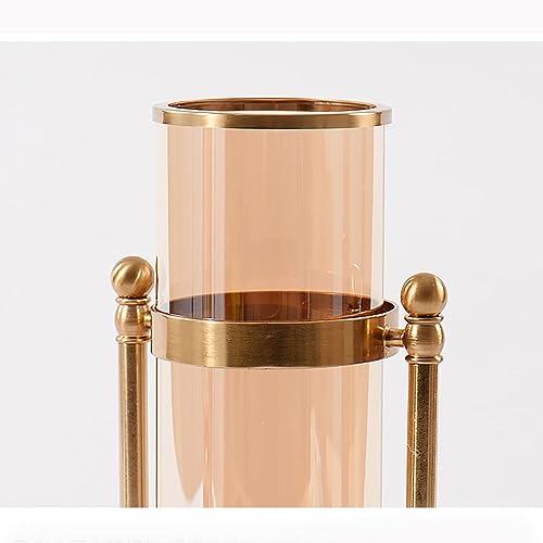 ESTELAR Flower Vase Nordic Modern Simple Light Luxury Transparent Glass Vase Decoration Living Room Table Entrance Flower Arrangement Decoration Vase for Flowers (Size : Small) - size: Small