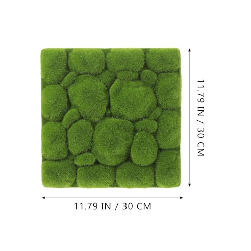 FOMIYES Artificial Moss Mat Wall Moss Panel DIY Synthetic Turf Landscape Artificial Grass Mats Lawn Carpet Wall Background Decor for Wedding Home Backyard Patio Balcony Decor