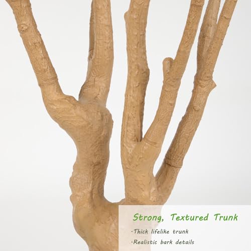 Nafresh Majestic Faux Olive Tree 9ft – Artificial Olive Tree Indoor & Outdoor with Lifelike Leaves & Textured Branches for Living Room, Office, Entryway,Patio - size: 9ft
