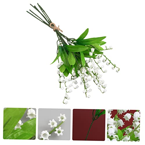 PRETYZOOM 6pcs Lifelike Artificial Flowers Bouquet for Nordic Style Home and Wedding Decor Realistic Simulation Floral Arrangements Easy Maintenance Fresh and Romantic Atmosphere