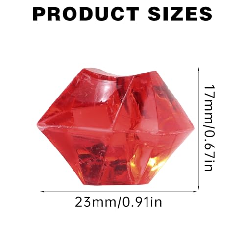500 Pcs Fake Ice,11 * 14mm Assorted Acrylic Gems Vase Filler,Plastic Diamonds for Table Decoration DIY Craft Aquarium Display Party Centerpieces. - color: Multi 500, size: 11MMx14MM