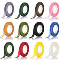 12 Rolls Colorful Floral Tape, Stem Wrap Tape Bouquet Wrap Tape for Bouquet Stem Wrapping, Floral Arrangement and Crafts, 0.47 Inches x 30 Yards Each Roll