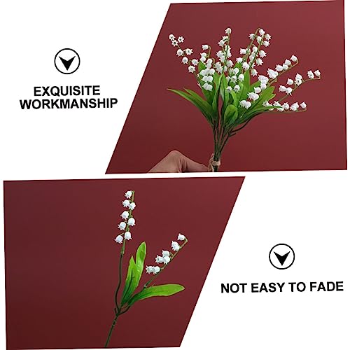 PRETYZOOM 6pcs Lifelike Artificial Flowers Bouquet for Nordic Style Home and Wedding Decor Realistic Simulation Floral Arrangements Easy Maintenance Fresh and Romantic Atmosphere