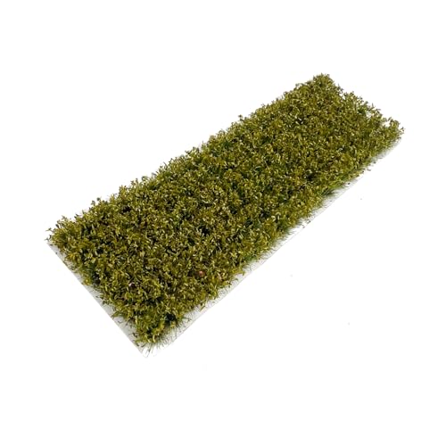 120 Pcs 8-Color Miniature Tea Garden Grass Tufts - Static Artificial Grass Plants for Diorama, Model Railway, Train Scene Decoration, Ages 14+ (0.8cm)(Winter Withered Color) - color: Winter Withered Color