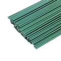 Arlai 100 Pcs 2 Gauge Floral Stem Wire 16 Inch Dark Green Floral Wire - DIY Artificial Flower Arrangements Wreath Making Supplies - color: 100 pcs Dark green