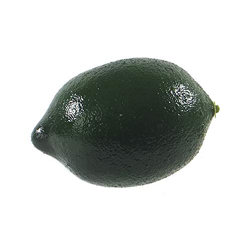 Vasefill Artificial Lime Fruit Pack of 6 Fake Fruits Six-Pieces Green Citrus Lima - color: Lime