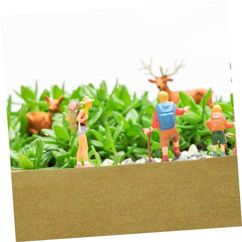 Cabilock 5Pcs Simulation Doll House Grass Mats 11.81X7.87 Inch Artificial Lawn for Miniature Model Landscape Sand Table Decoration