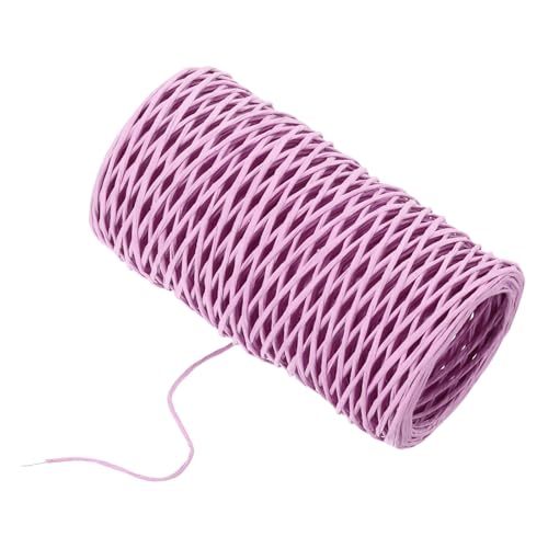 MECCANIXITY Floral Wire 164ft/50m 1mm Vine Bind Wire Rustic Craft Wrapping Metal Wire for Flower Bouquet Wreath Making, Light Purple - color: Light Purple, size: 1mmx50m
