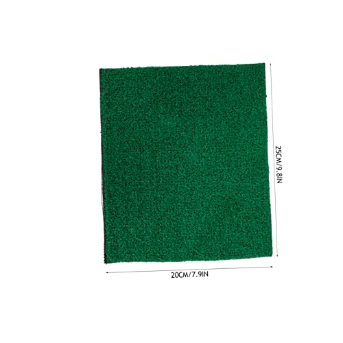 Fish Tank Simulation Turf Mat 9.84X7.87 Inch Artificial Turf for Turtle Basking Platform Reptile Habitat Home Landscaping and Flowerpot Decoration - size: 8" x 10" (Runner)