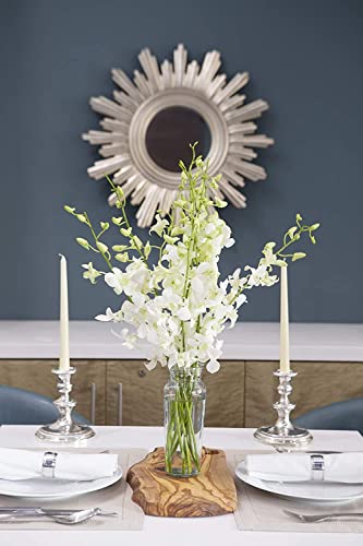KaBloom - Exotic Perla White Orchid Bouquet of White Orchids - Fresh Flowers for Birthday, Valentine's & Mother's Day