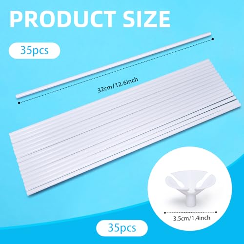 Apoulin Balloon Sticks - 35Pack Balloon Stick and Cup for Party Wedding - size: 35Pack