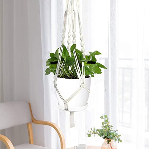 SwinDuck Plant Pots, 12 Pack 6 inch Modern Plastic Planters with Drainage Holes and Saucers for Indoor Outdoor Plants and Flowers, White - color: White