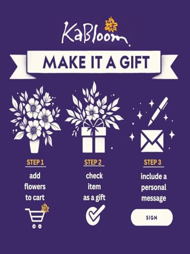 KaBloom-10 Blue Orchid Bouquet,Flowers for Valentine, Mother's Day - color: Blue, size: 10 count, style: Without vase