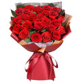 ADDWel 24 Preserved Red Roses Bouquet - Real Roses That Last 3+ Years, Romantic Anniversary & Birthday Gifts for Women, Wife, Girlfriend - Two Dozen Infinity Flowers for Delivery - color: Preserved Red Roses Bouquet - 24 Roses