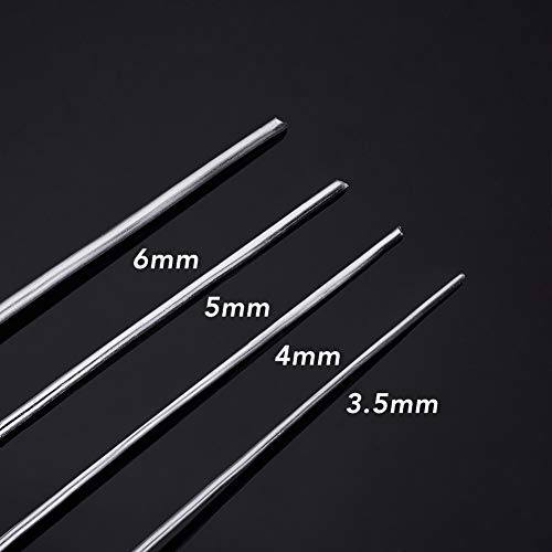 BENECREAT 32 Feet 4 Gauge Silver Aluminum Wire Bendable Metal Sculpting Wire for Bonsai Trees, Floral, Skeleton Making, Home Decors and Other Arts Crafts Making - color: Silver (4 Gauge, 32 Feet), size: 4 Gauge