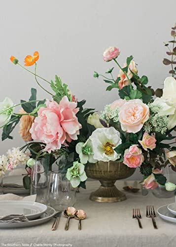 Accent Decor Distressed Gold Metal Compote Bowl | Gold Compote Vase l Lita Metal Vase l Indoor and Outdoor Compote for Any Event - color: Gold Compote, size: 7.75"x 5.75"