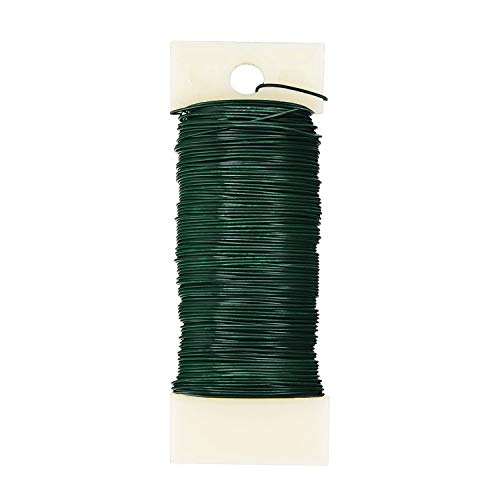BEADNOVA Floral Wire 38 Yards 22 Gauge Paddle Wire for Wreath Making Craft Florist Floral Flower Arrangements Garland