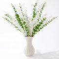 23.6'' Artificial Eucalyptus Stems Decor 12 Pcs Lifelike Eucalyptus Leaves Fake Greenery Branches for Wedding Centerpiece Flower Floral Arrangement