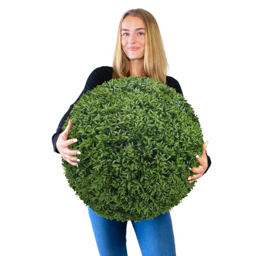 365 Curb Appeal 23" XL Topiary Balls (Better Than A Boxwood, 1 Faux Topiary Ball (2 Halves)) - color: Better Than a Boxwood, size: 1 topiary ball (2 halves)